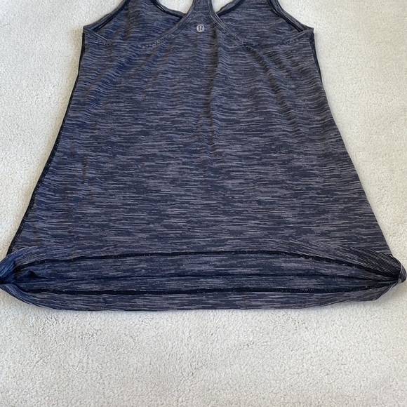 Lululemon Cool Racerback II Wee Are From Space Deep Coal Battleship Size 4 - Picture 6 of 10
